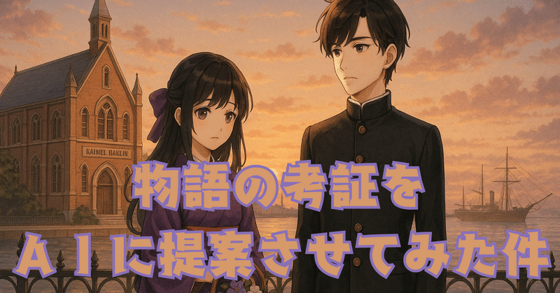 物語の考証をAIに提案させてみた件 eyecatch