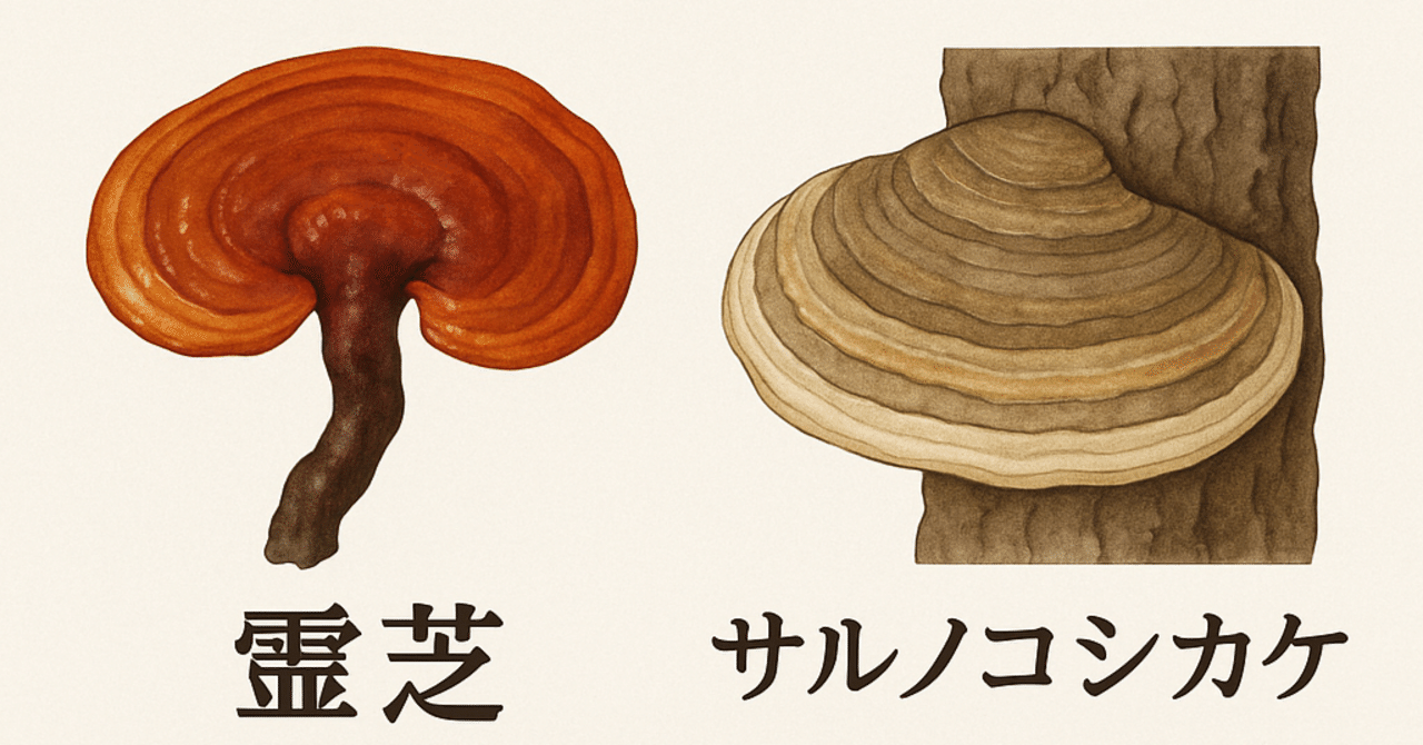 霊芝とサルノコシカケ、どこが違うの？自然のチカラを正しく知るための