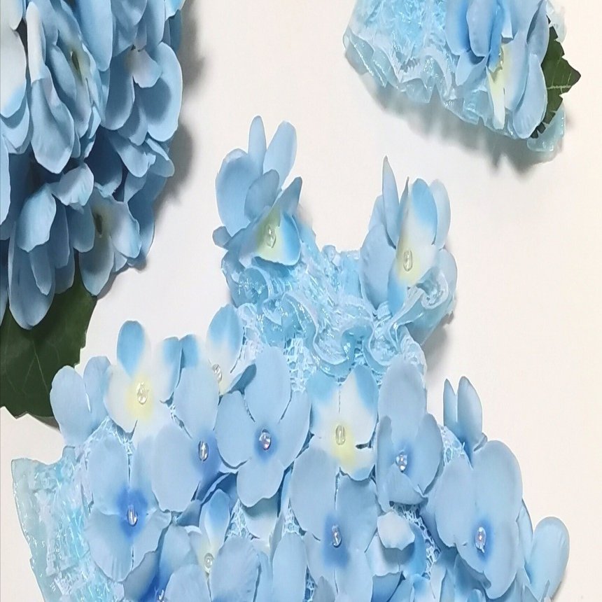 紫陽花の妖精ドレスを作り方｜ぬいめいど👗