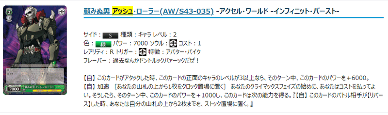 Ws 本軸アクセルの紹介その２ Nezimaki Note
