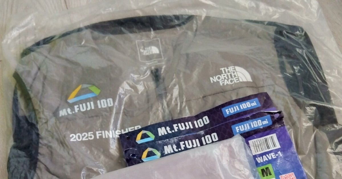 THE NORTH FACE Mt.FUJI100 2025 完走ベスト