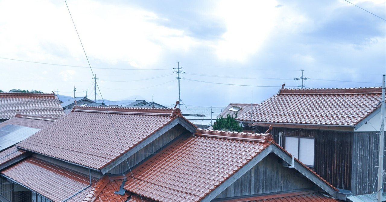 自然風景写真 伝統的な家屋　島根県認定