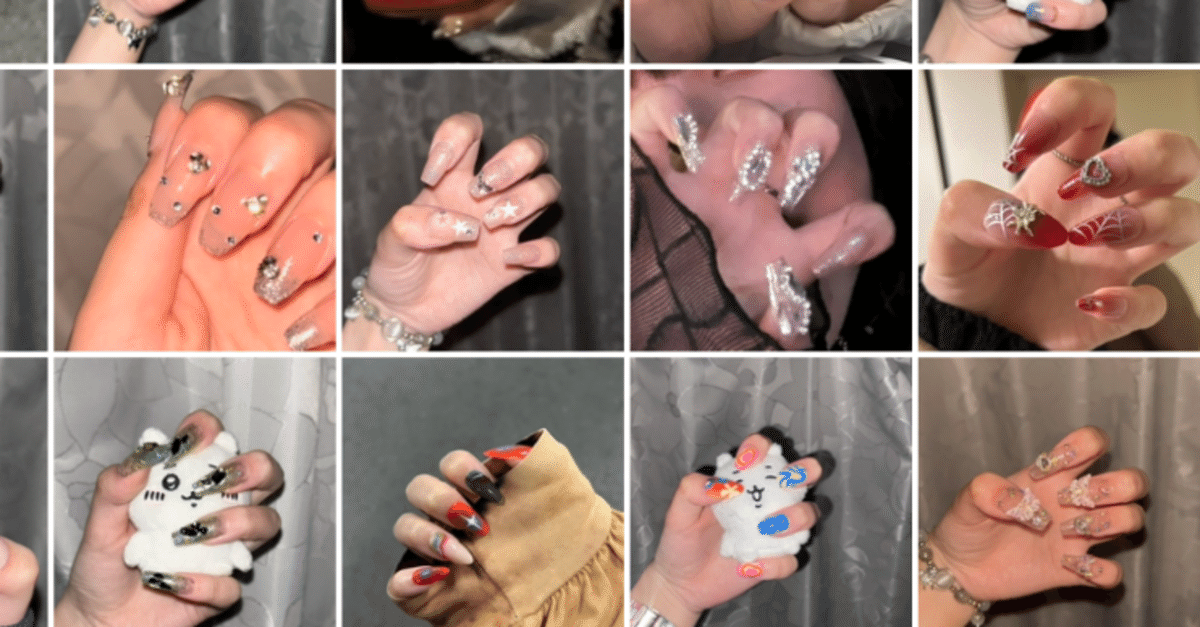 ° .*♡ネイルチップレパートリー♡*. ° Luxuryネイルチップ【スーパーセレブライン】 | GRACE NAIL TOKYO