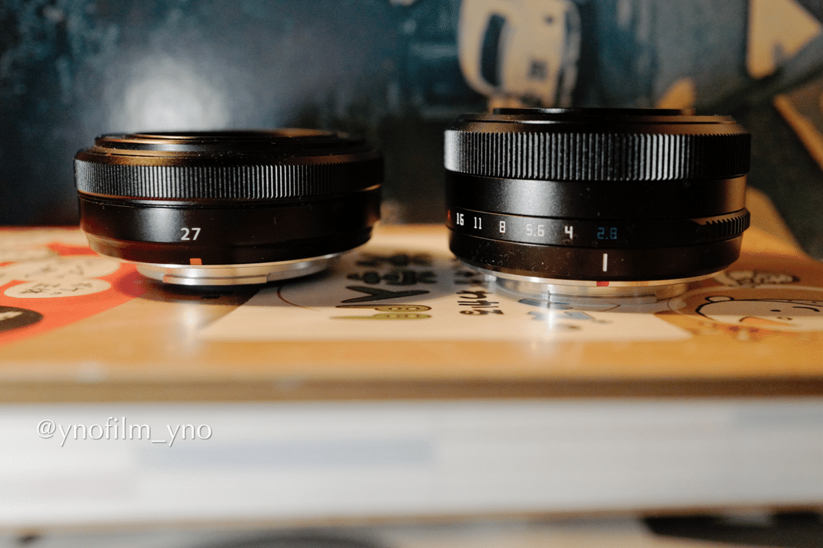elemnt 美品　2回のみ使用ミットレングス　RJモデル　FCS2 74 🔭 銘匠光学 TTArtisan AF 27mm f 2.8 for X-mount｜Ynofilm