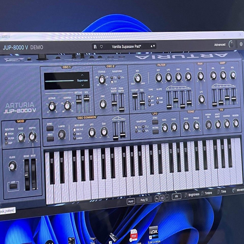 Arturia JUP-8000 V の感想と、SUPERSAW回顧録｜misutrax