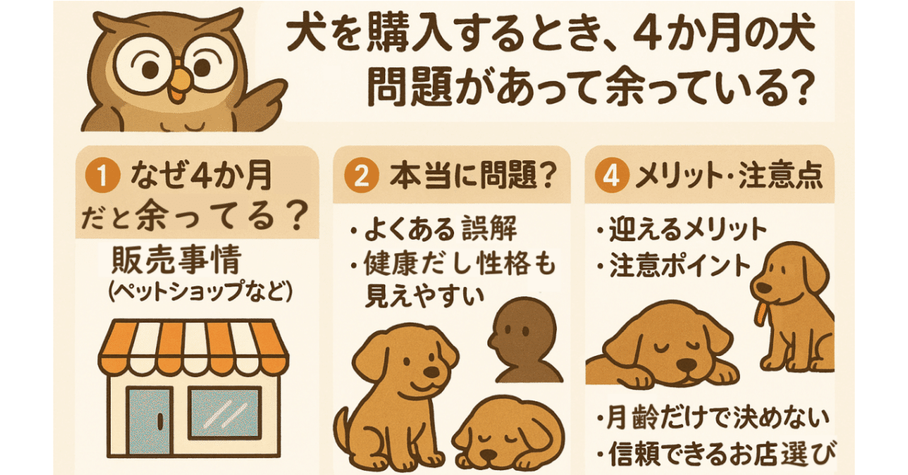 生後4ヶ月以上のワンちゃんは売れ残り？ 悩むあなたへ伝えたいこと｜柴海（シバウミ）