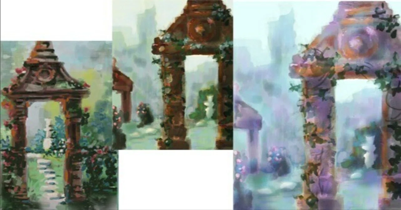 普通の緑と茶色の風景画ではなく、もっとエモい絵を描きたいと思った件