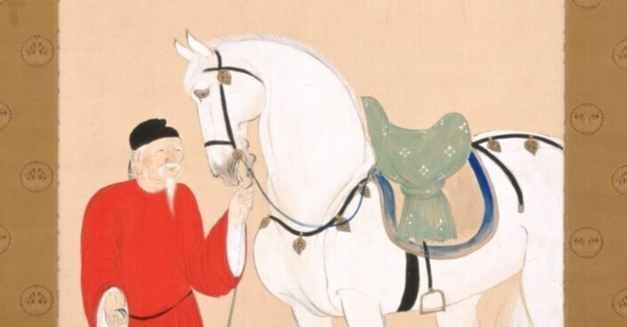 【作品一覧】平福百穂《駿馬》｜講談社野間記念館