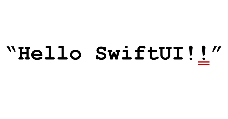 マジで最初から Swift で iOS アプリ作る (Hello SwiftUI!)