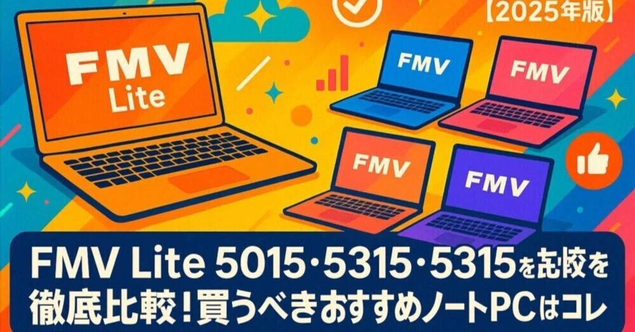 FMV Lite 5515・5015・5315・5115を徹底比較！おすすめモデルがすぐ 