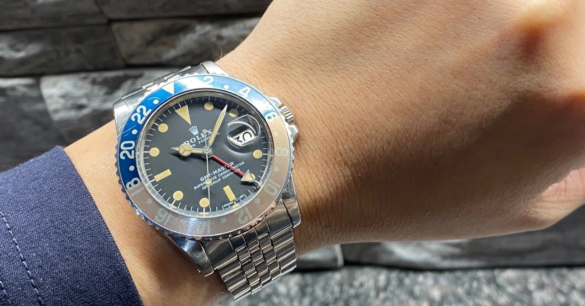 雰囲気抜群ジュビリー！！ヴィンテージ GMTマスター 1675 MK2 72年