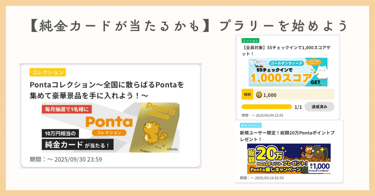 オープニング 大放出セール お得すぎる】歩くだけで純金カードやPontaポイントが当たる その他