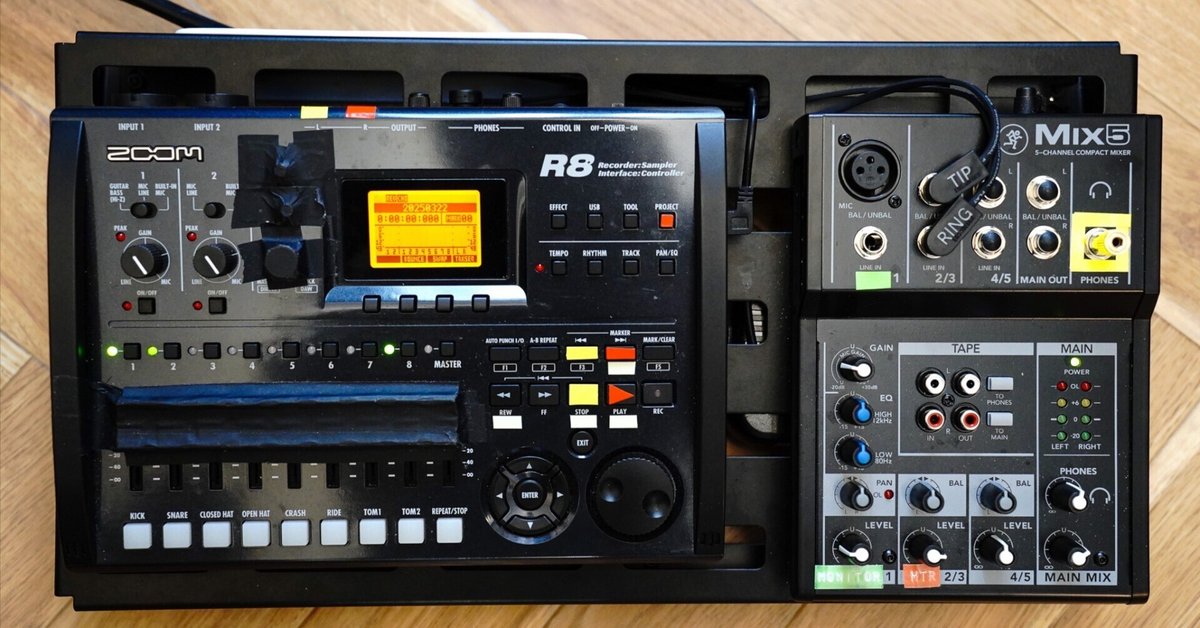 ZOOM R8 同期演奏に 同期演奏】ZOOM R8を使用したシステム|KO-TA