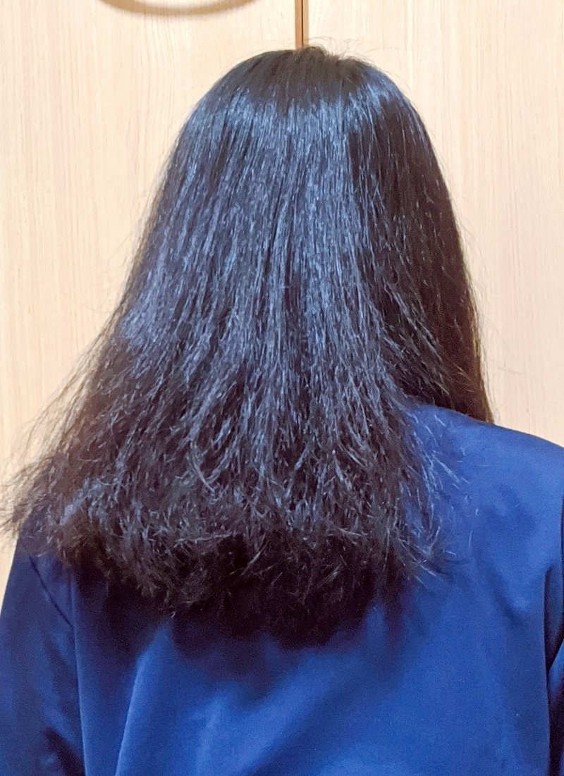 最強のチリチリくせ毛女 自分で髪を切る 独身貴族 Note