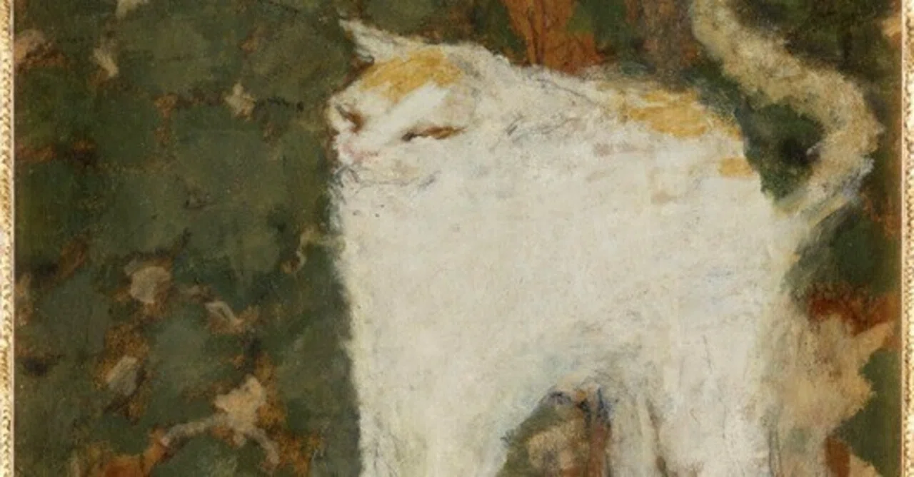 名画の詩集】瞬間～ボナール「白い猫」より～｜バンナイちゆる