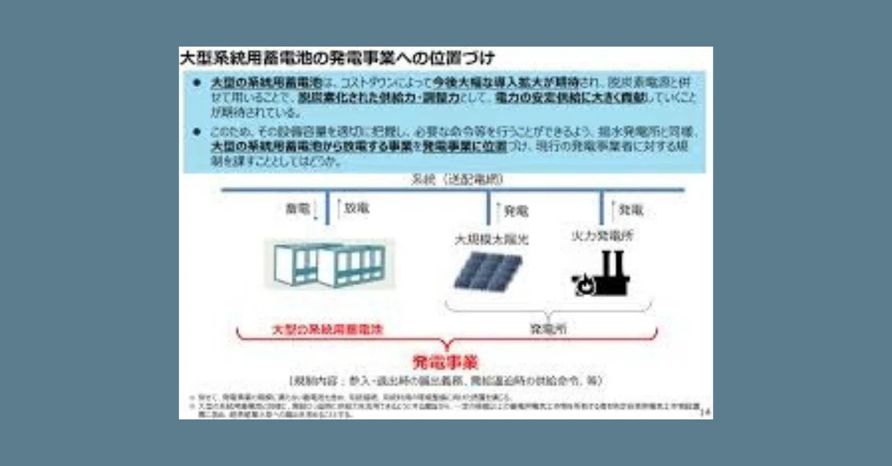 系統用蓄電池のビジネスモデルとEMSの重要性についての考察｜再エネ