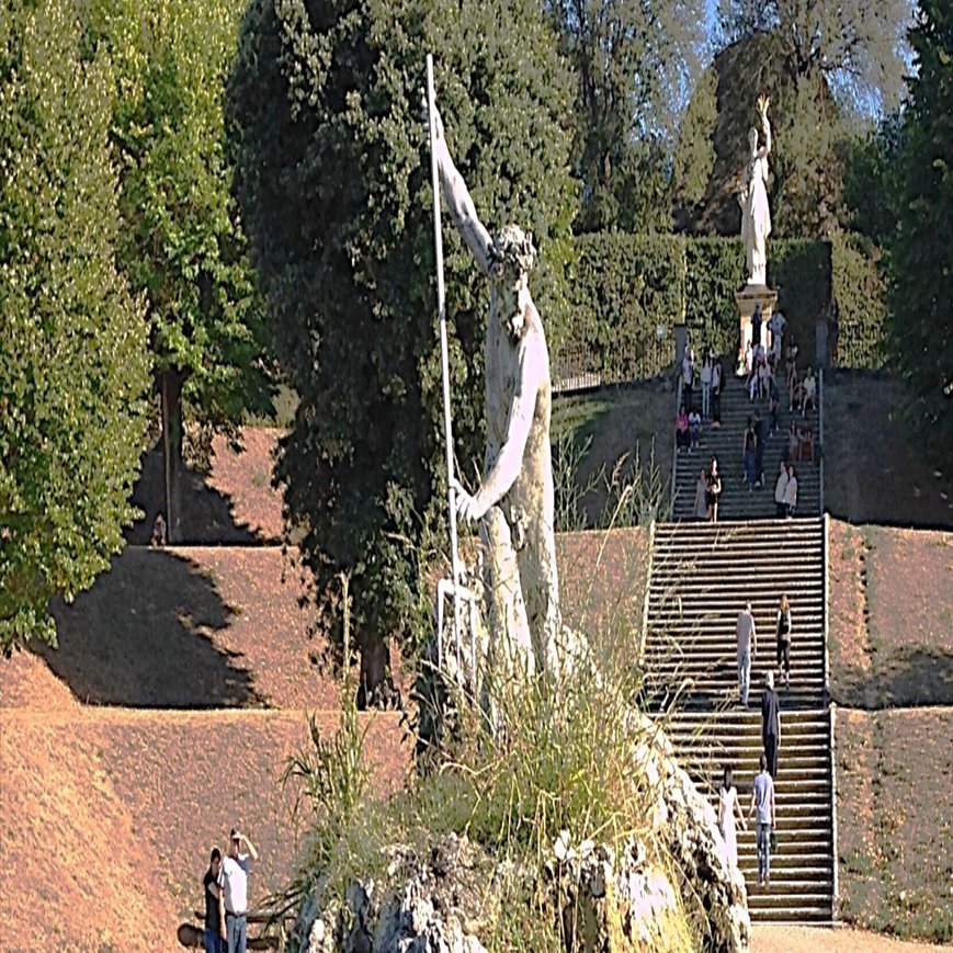 ボーボリ庭園の見どころ】ネプチューンの噴水とカモが主役の芸術