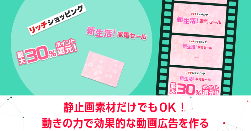 静止画素材だけでもok 動きの力で効果的な動画広告を作る Yahoo Japan アドクリエイティブメモ 公式 Note