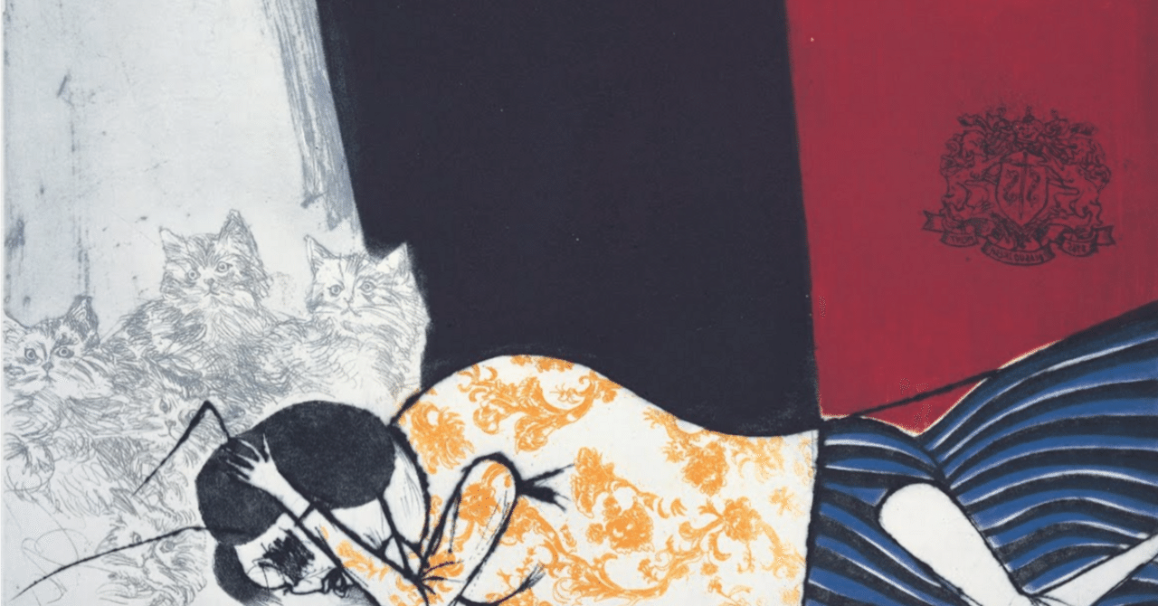 リトグラフ】☆白いカーテン・赤い髪☆池田満寿夫 額83×67㎝ 「とびたつ