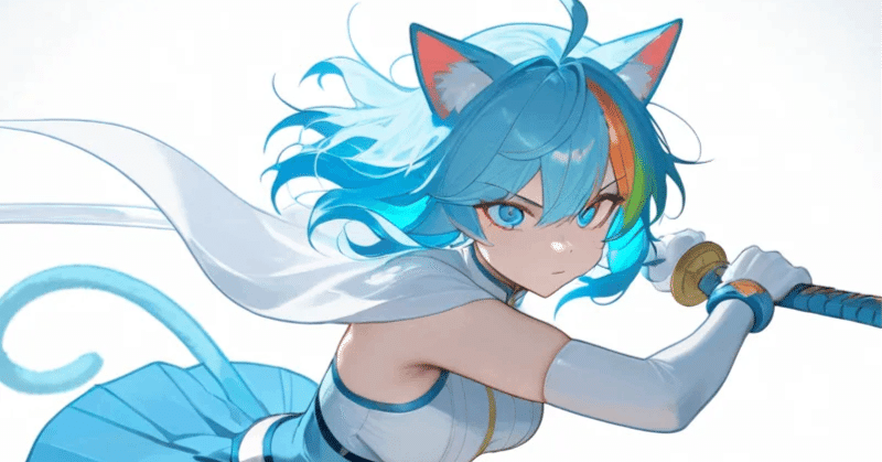 魔法少女にゃーさんAI生成記録｜にゃー会長