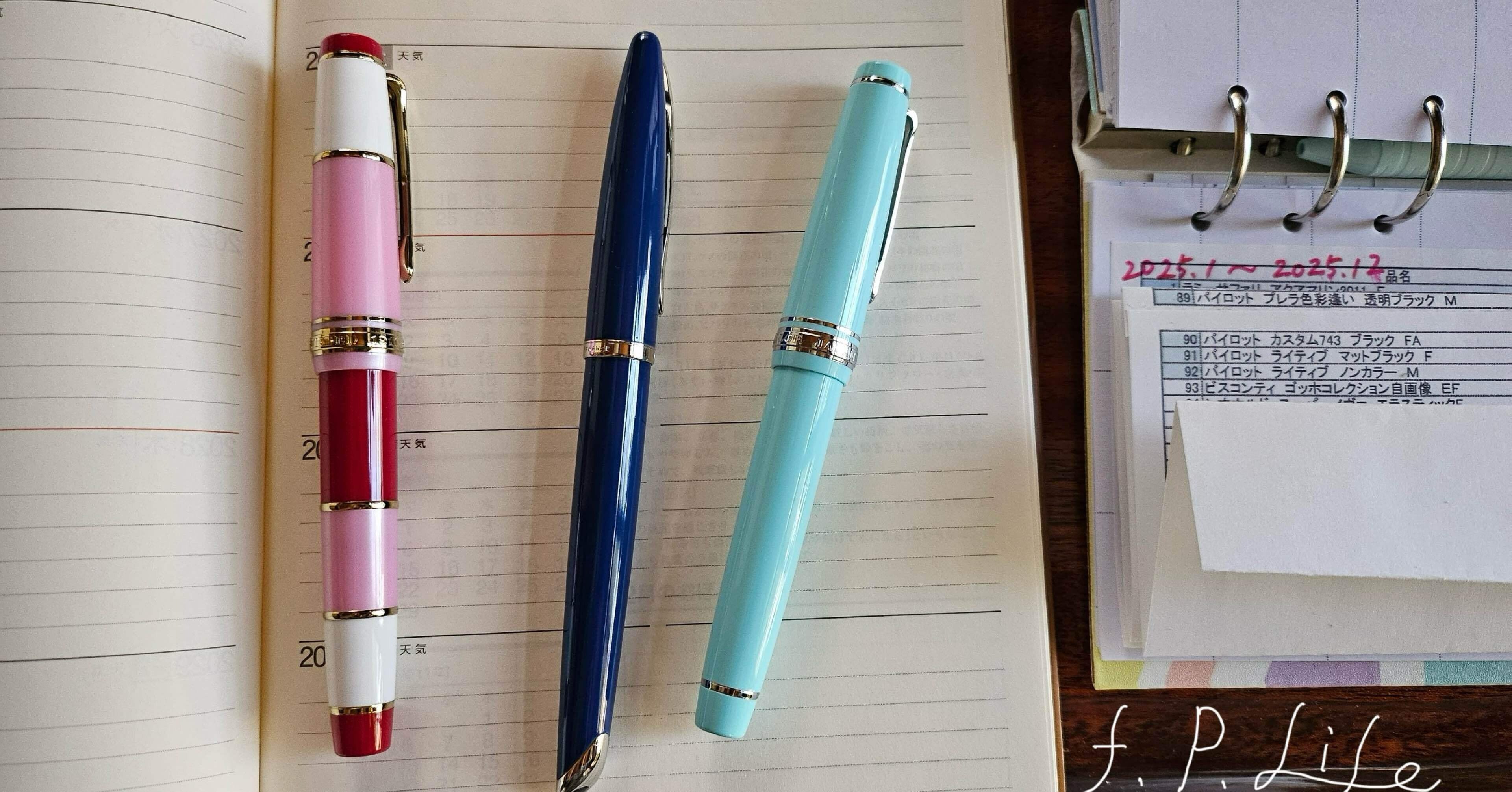 放置万年筆が3本もあった｜りい ~ first-penlife ~