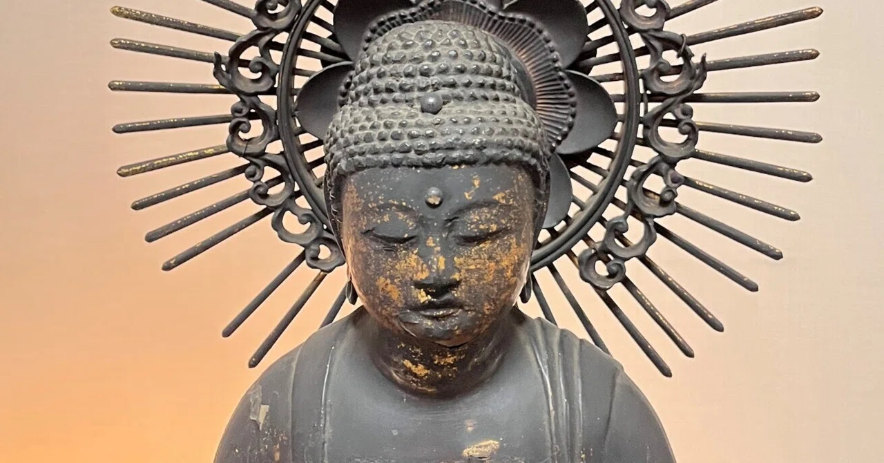 Donation of the Amida Nyorai Statue & 'Hoben Hosshin-zo' Hanging ...