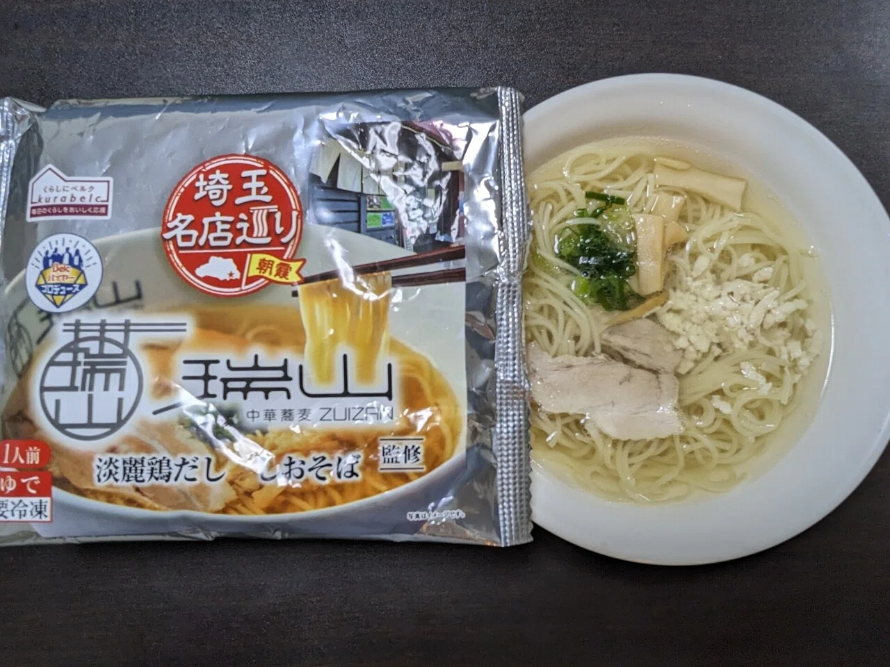 埼玉名店巡り　淡麗鶏だし　しおそば