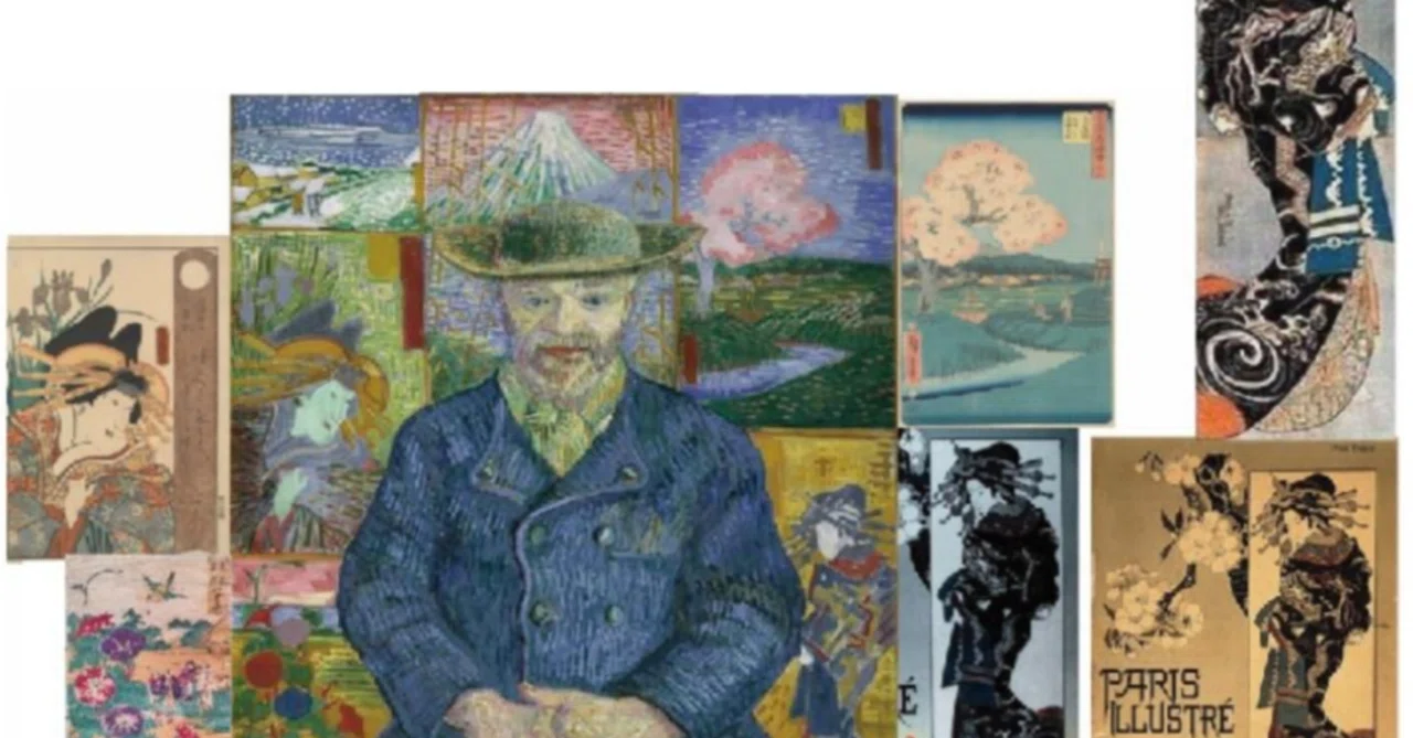③．フランスにファン・ゴッホの足跡を訪ねちりめん絵と浮世絵版画の