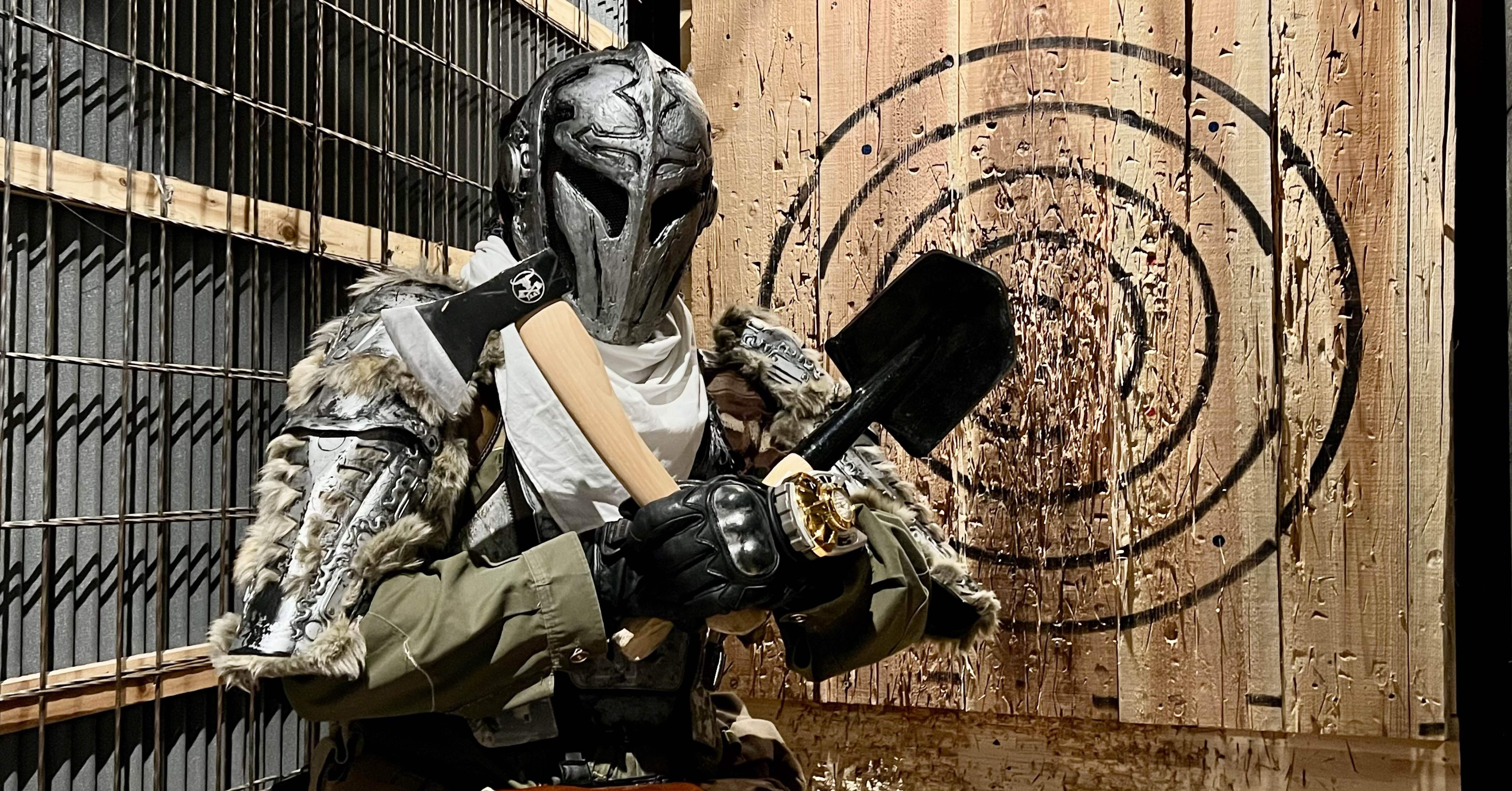 斧を投げよう！】アックススローイング体験レポ｜ちょこぷりん／遊戯