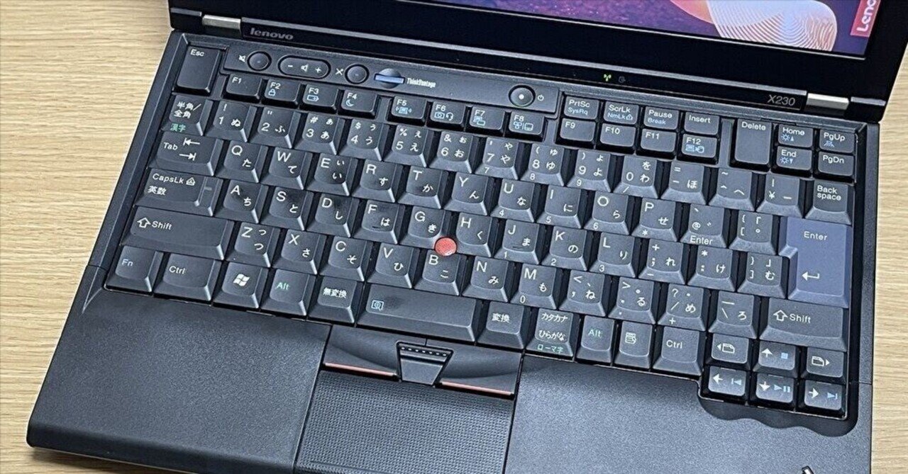 7列キーボードのThinkPad X230i（8G／256G／オフィス ) ThinkPad X230に7段クラシックキーボードをのせた強者がいた - 元