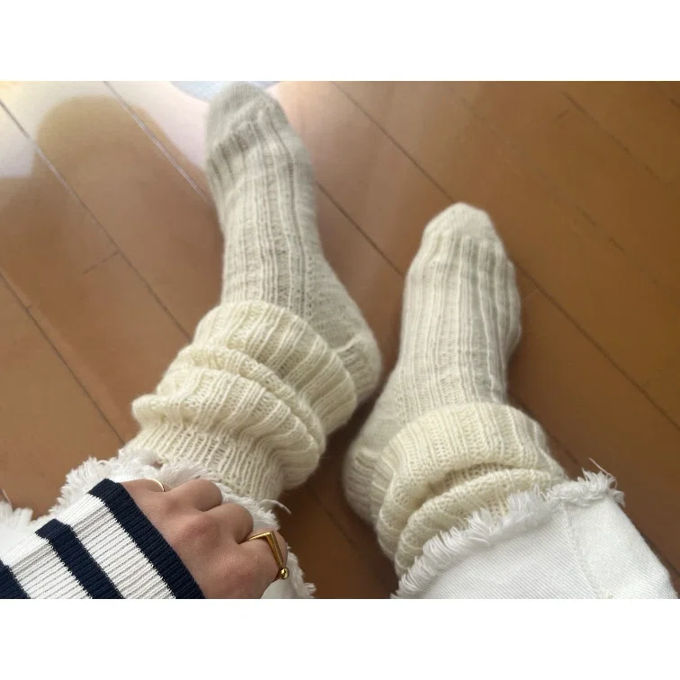 10年履ける手編みの靴下｜hal