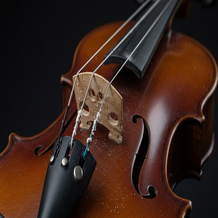 弦に付いた松脂を取り除けば楽器の音が蘇る｜分かりやすいバイオリン