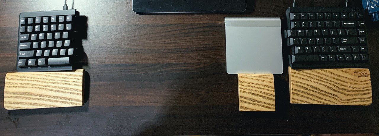 BAROCCO MD770向け　セパレート型　パームレスト Mistel Barocco MD770にパームレストを取り付けた｜なにがし