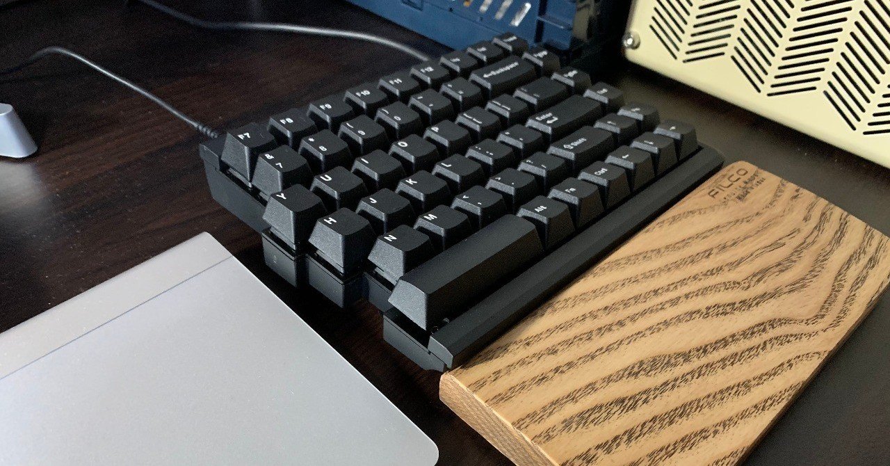 BAROCCO MD770向け　セパレート型　パームレスト Mistel Barocco MD770にパームレストを取り付けた｜なにがし