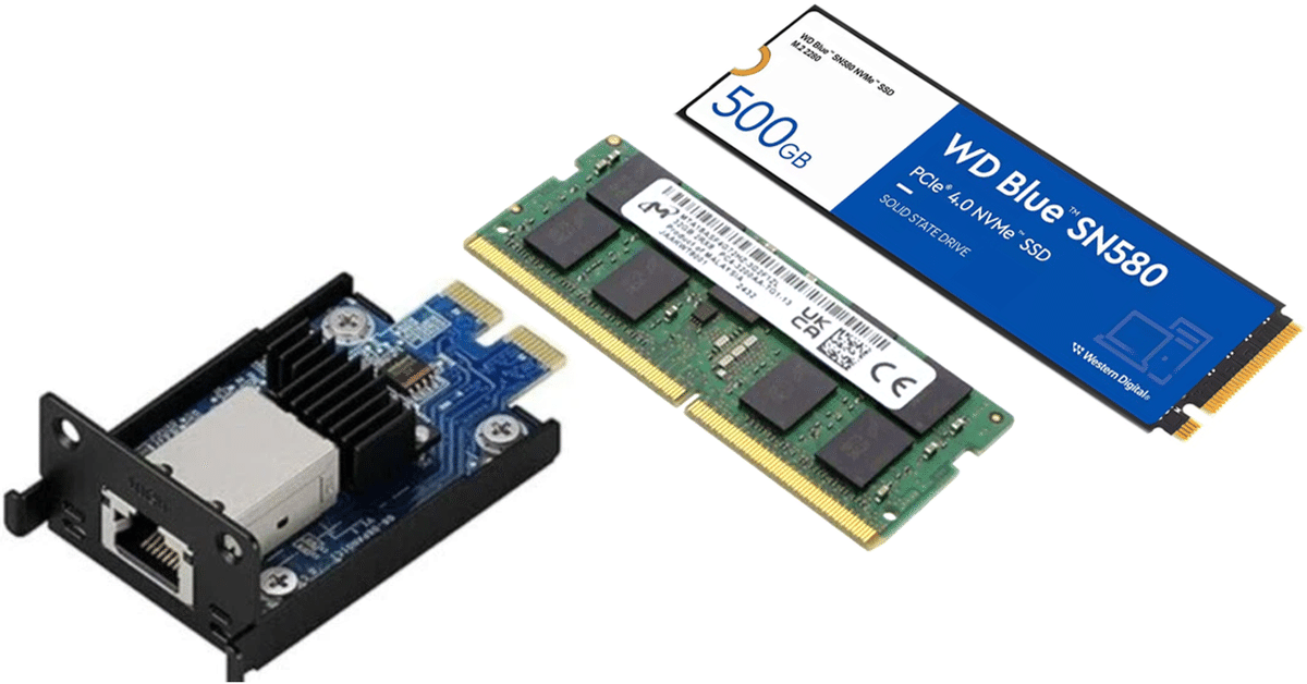 Synology DS923+の高速化、10GbE化が一番効くのは解ってるけど