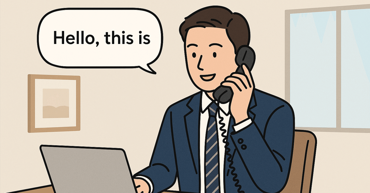 保存版】ビジネス英語の電話対応｜初心者でも安心な基本フレーズと乗り切り方｜高正熊生／たかまさ【AIX英会話】AIで英語学習を最適化する専門家
