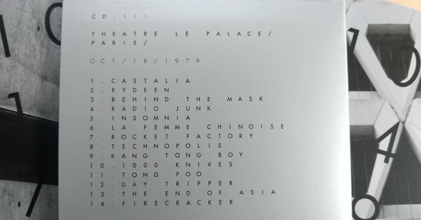 YMO 1979 TRANS ATLANTIC TOUR LIVE ANTHOLOGY』パート2|Myswallow YMO 1979 TRANS ATLANTIC TOUR LIVE ANTHOLOGY』パート2|Myswallow