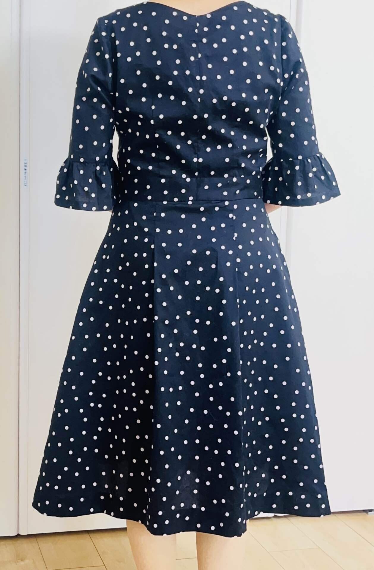 ほ*ん様 水玉模様の綺麗なパソドレス ノアール・ドットのクラシカルドレス』｜ticco