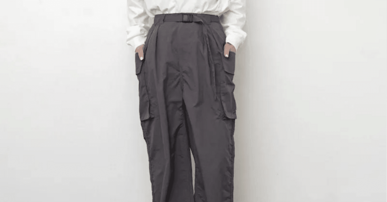 PHEENY】定番ミリタリーパンツNylon taffeta military pants｜THIRTY