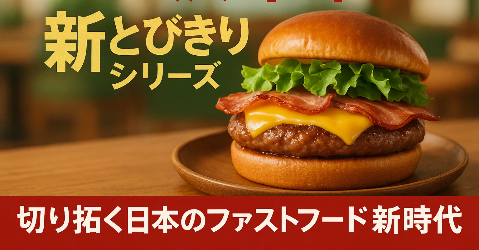 プチ贅沢革命：モスバーガー「新とびきりシリーズ」が切り拓く日本の