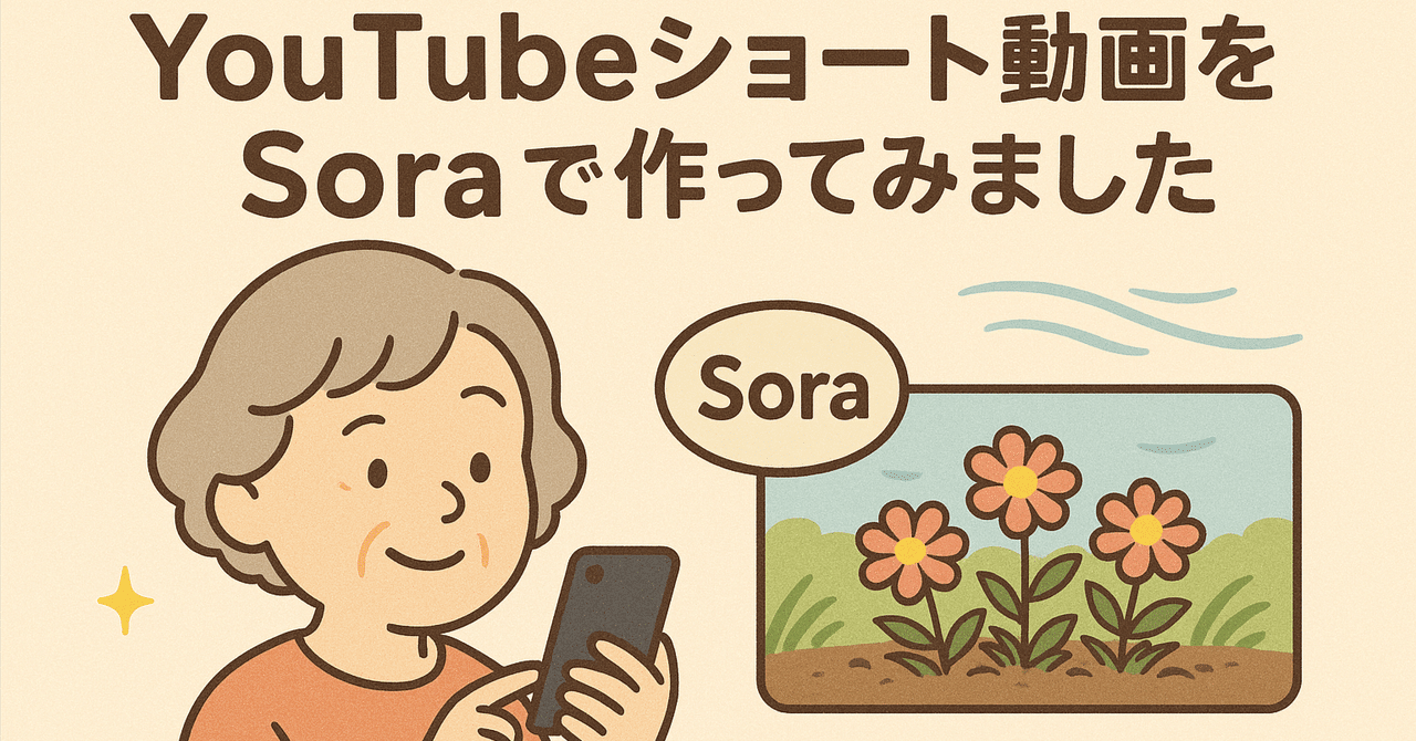 SoraでYouTubeショート動画作りました｜blue
