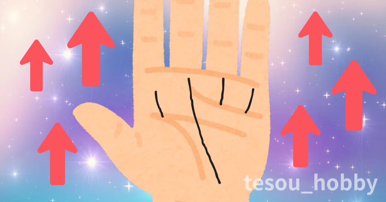 全体的に縦線が多い手相の人は？｜tesou_hobby