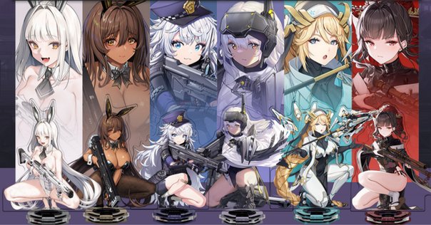 前から後ろから眺められる！『勝利の女神：NIKKE』のアクリル