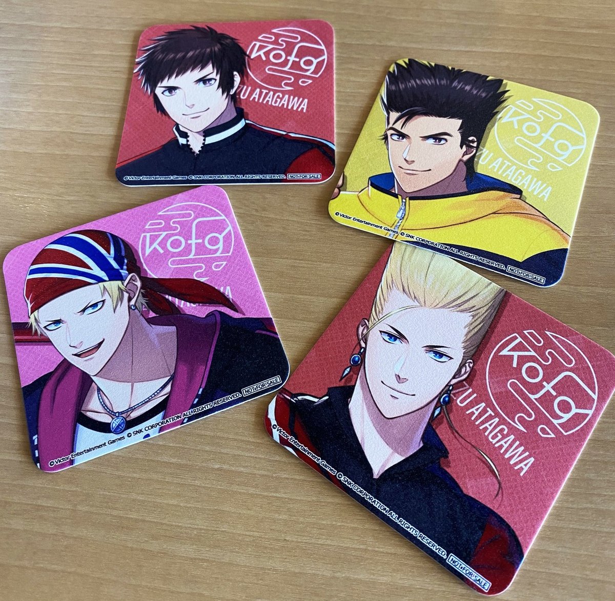 KOFG×伊豆熱川コラボ限定グッズ 木製コースター 新生活のお祝いや記念