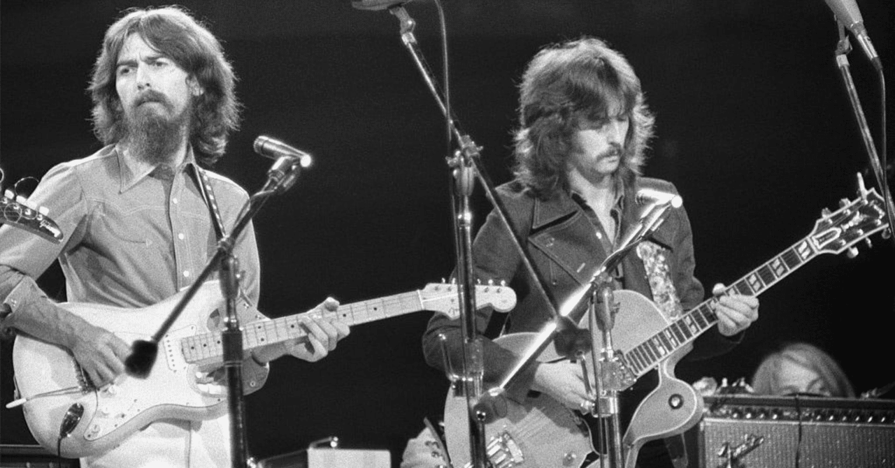 未使用 非売品 来日公演記念 ジョージ・ハリスン & エリック・クラプトン‼ GEORGE HARRISON with ERIC CLAPTON & HIS BAND / Live in Japan