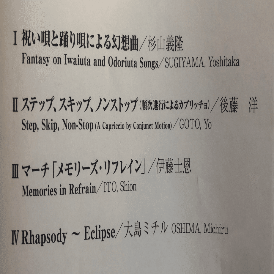 2025年度 全日本吹奏楽コンクール課題曲 / 各曲記事一覧｜いたに