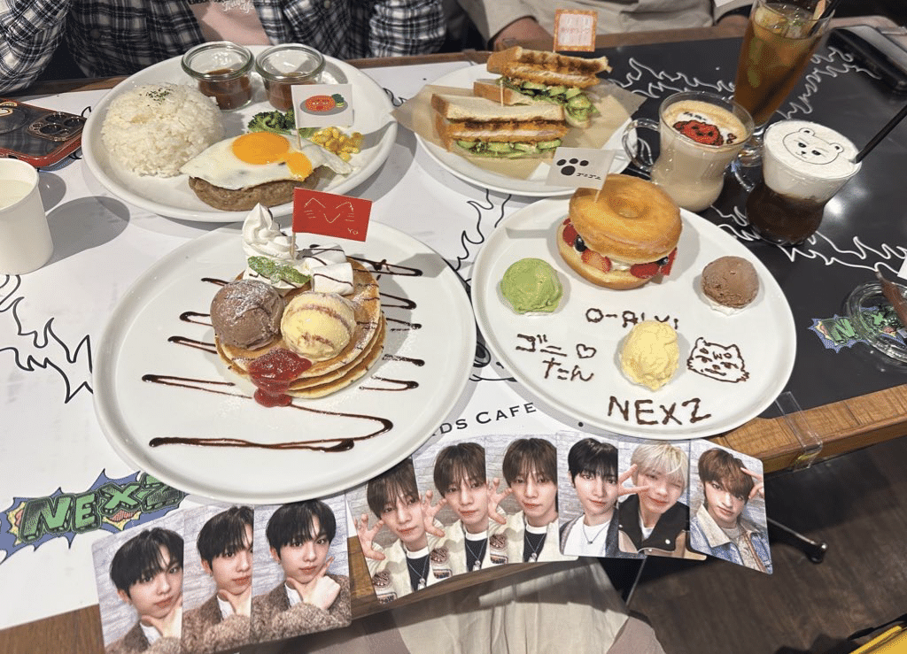 NEXZ　ポップアップカフェ NEXZカフェに行ってきました～！☕🍩｜ねむち