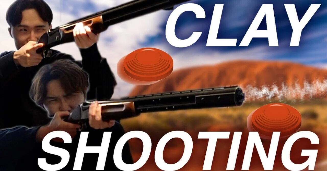 本物のライフル射撃選手がクレー射撃体験をやってみた｜りょうすけ
