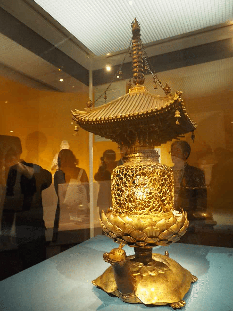 唐時代　铜鎏金 金仏塔 財宝塔 金銅仏具　金宝葫芦塔　仏教用品(B-104④) 唐時代 铜鎏金 金仏塔 財宝塔 金銅仏具 金宝葫芦塔 仏教用品(