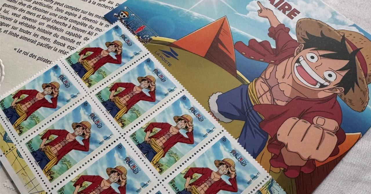 USJ限定 ワンピース切手 ONE PIECE】日本未入荷！ワンピース×フランス郵便コラボ切手発売開始